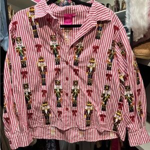 QUEEN OF SPARKLES Festive Nutcracker Shirt